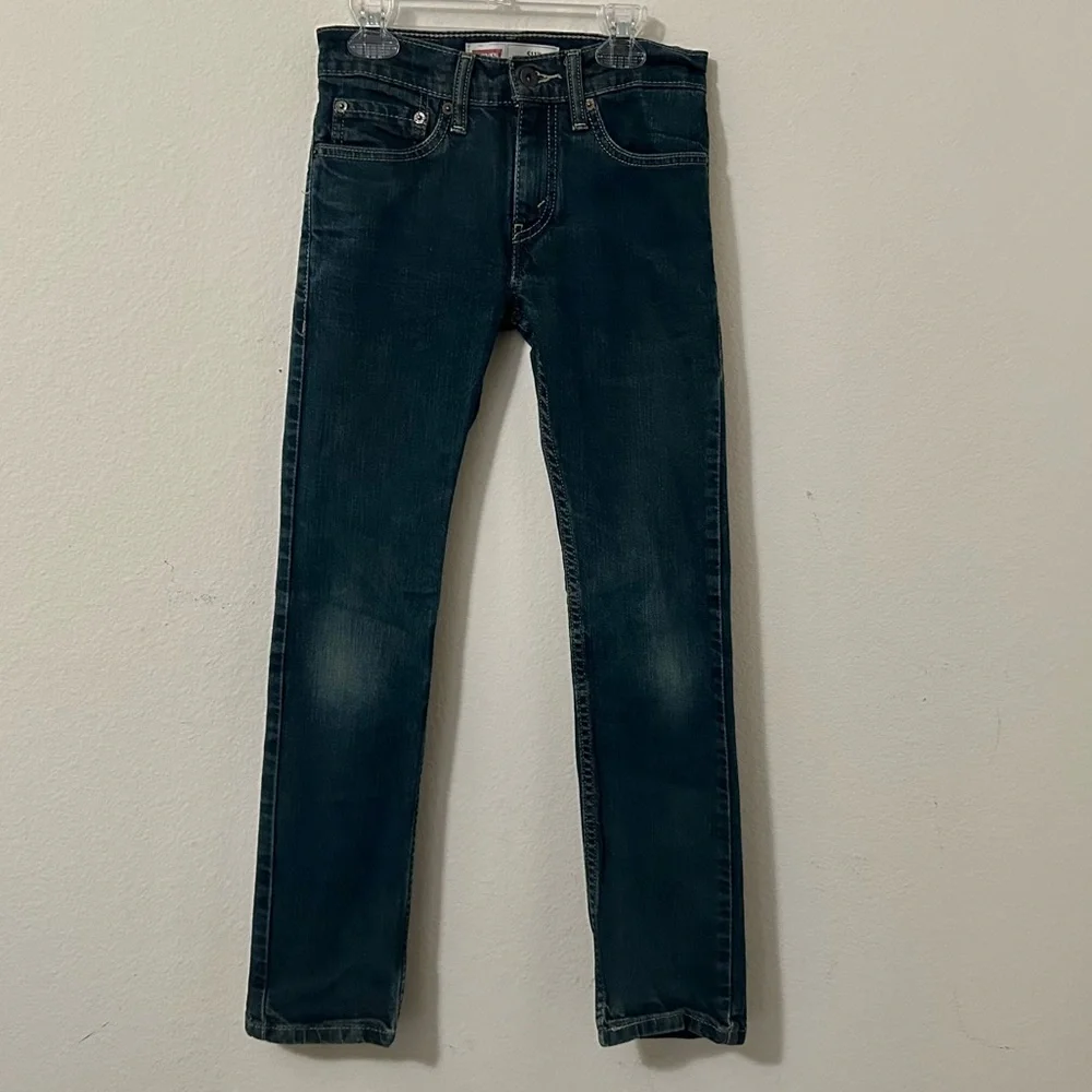 Levi Strauss 511 boys jeans size 12 regular. Leg shape slim‎